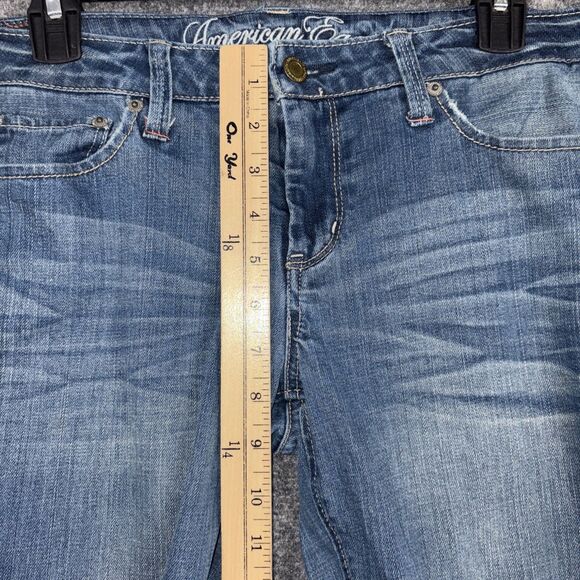 American Eagle Jeans Womens Size 8 Blue True Boot - Picture 7 of 10